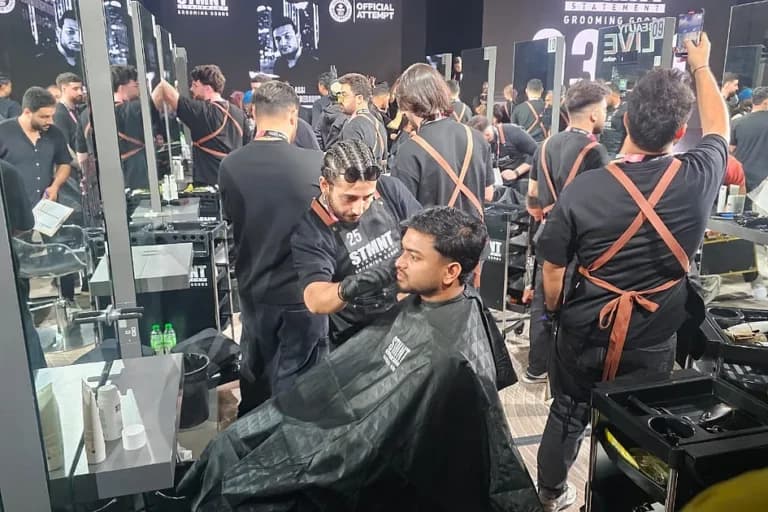 Dubai: 48 barbers set Guinness World Record with a beard trim every 19 seconds