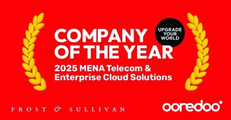 Ooredoo earns Frost & Sullivan’s 2025 Mena company in telecom, enterprise cloud solutions industry