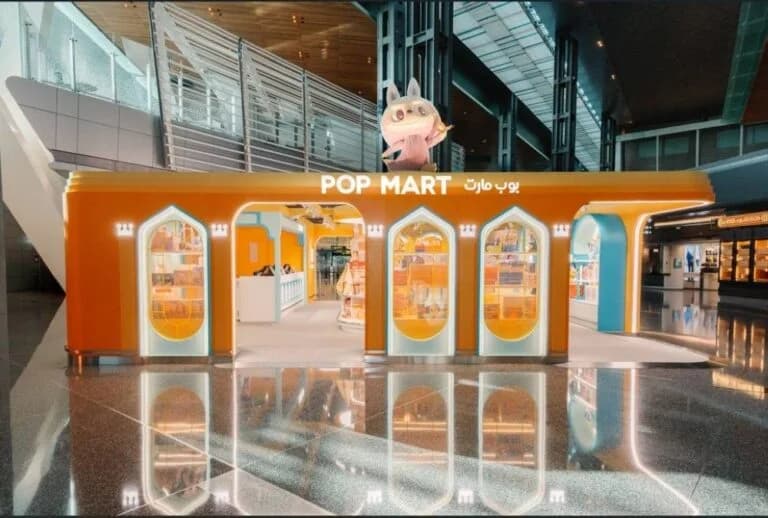 POP MART Opens Its First Store in the Middle East with Qatar Duty Free at Hamad International Airport
