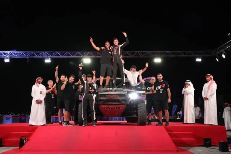 Yacopini and Oliveras claim maiden victory at Qatar International Baja