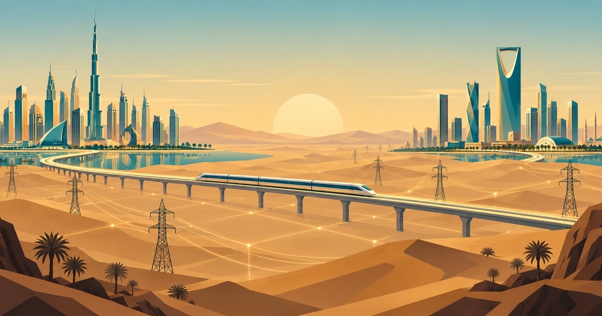 Saudi Arabia and UAE sign MoU to advance power grid and rail links